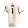 Milwaukee Brewers Nike #1 Dad Home Limited Jersey - Cream Milwaukee Brewers Nike #1 Dad Home Limited Jersey - Cream