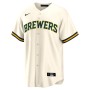 Luis Urías Milwaukee Brewers Nike Home Replica Player Jersey - Cream Luis Urías Milwaukee Brewers Nike Home Replica Player Jersey - Cream