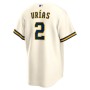 Luis Urías Milwaukee Brewers Nike Home Replica Player Jersey - Cream Luis Urías Milwaukee Brewers Nike Home Replica Player Jersey - Cream