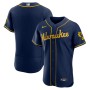 Milwaukee Brewers Nike Alternate Authentic Team Logo Jersey - Navy Milwaukee Brewers Nike Alternate Authentic Team Logo Jersey - Navy