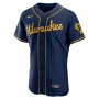 Milwaukee Brewers Nike Alternate Authentic Team Logo Jersey - Navy Milwaukee Brewers Nike Alternate Authentic Team Logo Jersey - Navy