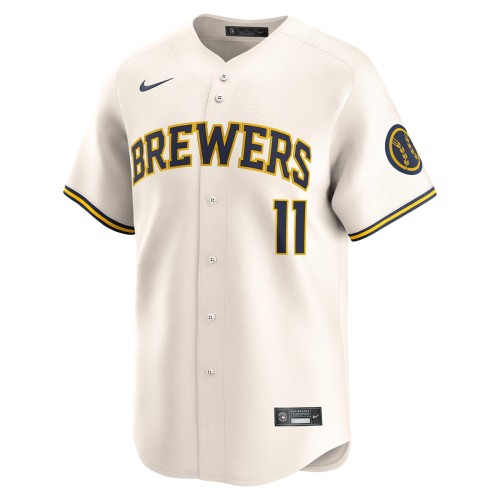 Rowdy Tellez Milwaukee Brewers Nike Home Limited Player Jersey - Cream Rowdy Tellez Milwaukee Brewers Nike Home Limited Player Jersey - Cream