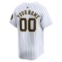 Milwaukee Brewers Nike Alternate Limited Custom Jersey – White Milwaukee Brewers Nike Alternate Limited Custom Jersey – White