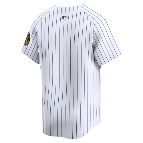 Milwaukee Brewers Nike  Alternate Limited Jersey – White