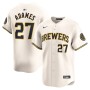 Willy Adames Milwaukee Brewers Nike Home Limited Player Jersey - Cream Willy Adames Milwaukee Brewers Nike Home Limited Player Jersey - Cream