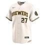 Willy Adames Milwaukee Brewers Nike Home Limited Player Jersey - Cream Willy Adames Milwaukee Brewers Nike Home Limited Player Jersey - Cream