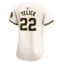Christian Yelich Milwaukee Brewers Nike Women's Home Limited Player Jersey - Cream Christian Yelich Milwaukee Brewers Nike Women's Home Limited Player Jersey - Cream