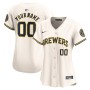 Milwaukee Brewers Nike Women's Home Limited Custom Jersey - Cream Milwaukee Brewers Nike Women's Home Limited Custom Jersey - Cream