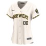 Milwaukee Brewers Nike Women's Home Limited Custom Jersey - Cream Milwaukee Brewers Nike Women's Home Limited Custom Jersey - Cream