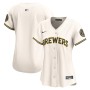 Milwaukee Brewers Nike Women's Home Limited Jersey - Cream Milwaukee Brewers Nike Women's Home Limited Jersey - Cream