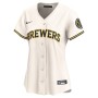 Milwaukee Brewers Nike Women's Home Limited Jersey - Cream Milwaukee Brewers Nike Women's Home Limited Jersey - Cream