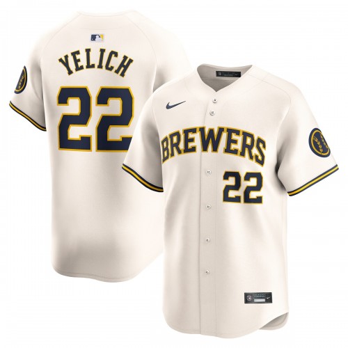 Christian Yelich Milwaukee Brewers Nike Youth Home Limited Player Jersey - Cream Christian Yelich Milwaukee Brewers Nike Youth Home Limited Player Jersey - Cream