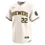 Christian Yelich Milwaukee Brewers Nike Youth Home Limited Player Jersey - Cream Christian Yelich Milwaukee Brewers Nike Youth Home Limited Player Jersey - Cream