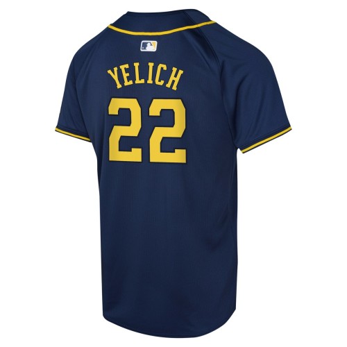 Christian Yelich Milwaukee Brewers Nike Youth Alternate Limited Player Jersey – Navy Christian Yelich Milwaukee Brewers Nike Youth Alternate Limited Player Jersey – Navy