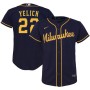 Christian Yelich Milwaukee Brewers Nike Youth Alternate Replica Player Jersey - Navy Christian Yelich Milwaukee Brewers Nike Youth Alternate Replica Player Jersey - Navy