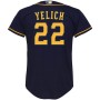 Christian Yelich Milwaukee Brewers Nike Youth Alternate Replica Player Jersey - Navy Christian Yelich Milwaukee Brewers Nike Youth Alternate Replica Player Jersey - Navy