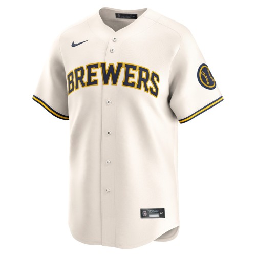 Milwaukee Brewers Nike Youth Home Limited Jersey - Cream Milwaukee Brewers Nike Youth Home Limited Jersey - Cream