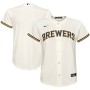 Milwaukee Brewers Nike Youth Home Replica Team Jersey - Cream Milwaukee Brewers Nike Youth Home Replica Team Jersey - Cream