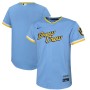 Milwaukee Brewers Nike Youth 2022 City Connect Replica Team Jersey - Powder Blue Milwaukee Brewers Nike Youth 2022 City Connect Replica Team Jersey - Powder Blue
