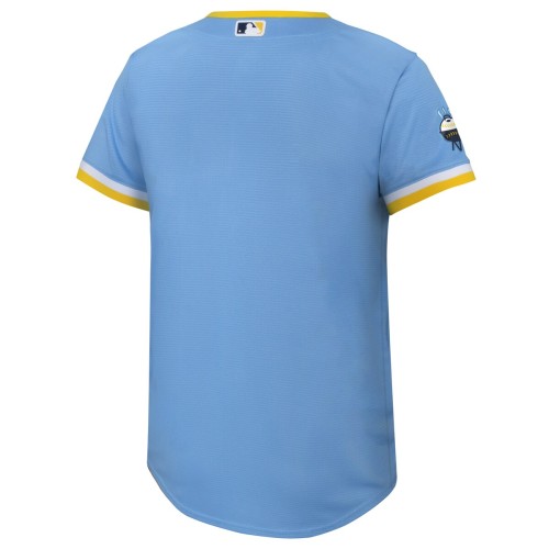 Milwaukee Brewers Nike Youth 2022 City Connect Replica Team Jersey - Powder Blue Milwaukee Brewers Nike Youth 2022 City Connect Replica Team Jersey - Powder Blue