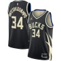 Giannis Antetokounmpo Milwaukee Bucks Jordan Brand 2022/23 Statement Edition Swingman Jersey - Black Giannis Antetokounmpo Milwaukee Bucks Jordan Brand 2022/23 Statement Edition Swingman Jersey - Black