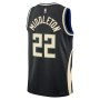 Khris Middleton Milwaukee Bucks Jordan Brand 2022/23 Statement Edition Swingman Jersey - Black Khris Middleton Milwaukee Bucks Jordan Brand 2022/23 Statement Edition Swingman Jersey - Black