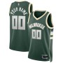 Milwaukee Bucks Nike 2021/22 Diamond Swingman Custom Jersey - Icon Edition - Hunter Green Milwaukee Bucks Nike 2021/22 Diamond Swingman Custom Jersey - Icon Edition - Hunter Green