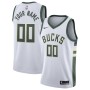 Milwaukee Bucks Nike 2020/21 Swingman Custom Jersey - Association Edition - White Milwaukee Bucks Nike 2020/21 Swingman Custom Jersey - Association Edition - White