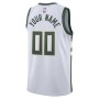 Milwaukee Bucks Nike 2020/21 Swingman Custom Jersey - Association Edition - White Milwaukee Bucks Nike 2020/21 Swingman Custom Jersey - Association Edition - White