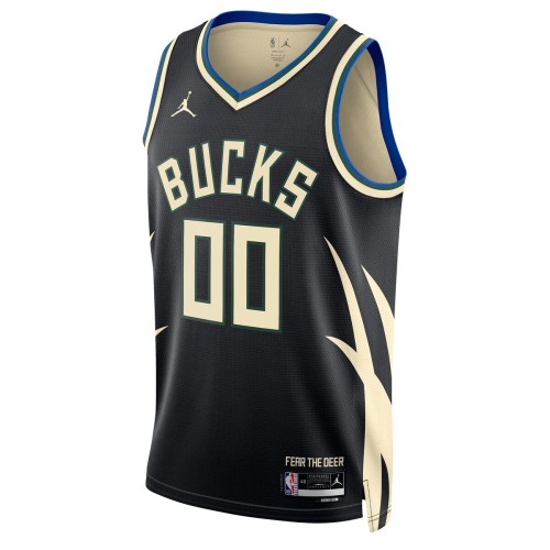 Milwaukee Bucks Jordan Brand Unisex 2022/23 Swingman Custom Jersey - Statement Edition - Black Milwaukee Bucks Jordan Brand Unisex 2022/23 Swingman Custom Jersey - Statement Edition - Black