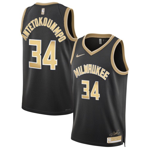 Giannis Antetokounmpo Milwaukee Bucks Nike Unisex Select Series Swingman Jersey – Black Giannis Antetokounmpo Milwaukee Bucks Nike Unisex Select Series Swingman Jersey – Black