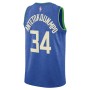 Giannis Antetokounmpo Milwaukee Bucks Nike Unisex 2023/24 Swingman Jersey - Blue - City Edition Giannis Antetokounmpo Milwaukee Bucks Nike Unisex 2023/24 Swingman Jersey - Blue - City Edition