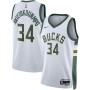 Giannis Antetokounmpo Milwaukee Bucks Nike Unisex 2022/23 Swingman Jersey - Association Edition - White Giannis Antetokounmpo Milwaukee Bucks Nike Unisex 2022/23 Swingman Jersey - Association Edition - White