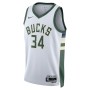 Giannis Antetokounmpo Milwaukee Bucks Nike Unisex 2022/23 Swingman Jersey - Association Edition - White Giannis Antetokounmpo Milwaukee Bucks Nike Unisex 2022/23 Swingman Jersey - Association Edition - White