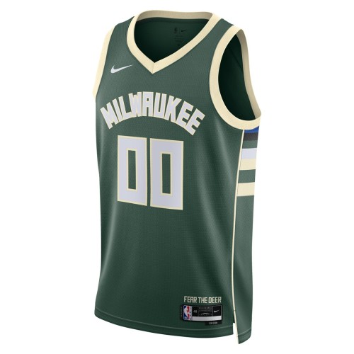 Milwaukee Bucks Nike Unisex 2022/23 Swingman Custom Jersey Hunter Green - Icon Edition Milwaukee Bucks Nike Unisex 2022/23 Swingman Custom Jersey Hunter Green - Icon Edition