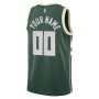 Milwaukee Bucks Nike Unisex 2022/23 Swingman Custom Jersey Hunter Green - Icon Edition Milwaukee Bucks Nike Unisex 2022/23 Swingman Custom Jersey Hunter Green - Icon Edition