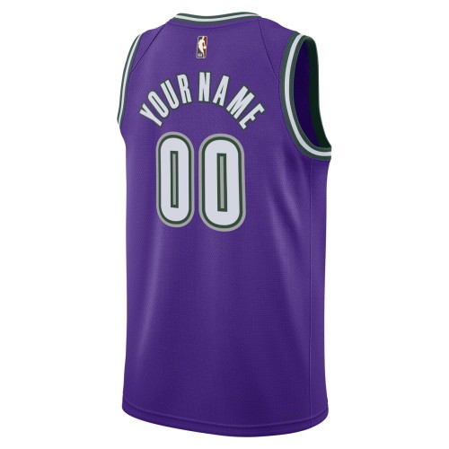 Milwaukee Bucks Nike Unisex 2022/23 Custom Swingman Jersey - Classic Edition - Purple Milwaukee Bucks Nike Unisex 2022/23 Custom Swingman Jersey - Classic Edition - Purple