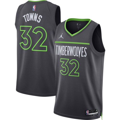 Karl-Anthony Towns Minnesota Timberwolves Jordan Brand 2022/23 Statement Edition Swingman Jersey - Charcoal Karl-Anthony Towns Minnesota Timberwolves Jordan Brand 2022/23 Statement Edition Swingman Jersey - Charcoal