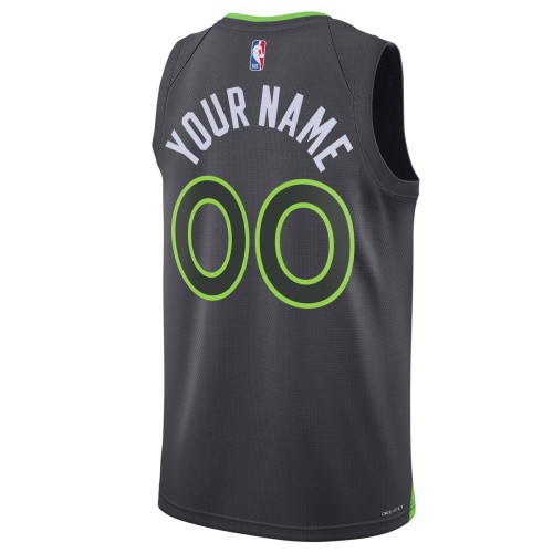 Minnesota Timberwolves Jordan Brand Unisex 2022/23 Swingman Custom Jersey - Statement Edition - Black Minnesota Timberwolves Jordan Brand Unisex 2022/23 Swingman Custom Jersey - Statement Edition - Black
