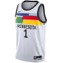 Anthony Edwards Minnesota Timberwolves Nike Unisex 2022/23 Swingman Jersey - City Edition - White Anthony Edwards Minnesota Timberwolves Nike Unisex 2022/23 Swingman Jersey - City Edition - White