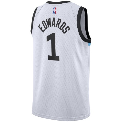 Anthony Edwards Minnesota Timberwolves Nike Unisex 2022/23 Swingman Jersey - City Edition - White Anthony Edwards Minnesota Timberwolves Nike Unisex 2022/23 Swingman Jersey - City Edition - White