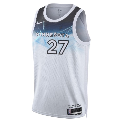 Rudy Gobert Minnesota Timberwolves Nike Unisex 2024/25 Swingman Player Jersey - City Edition - White Rudy Gobert Minnesota Timberwolves Nike Unisex 2024/25 Swingman Player Jersey - City Edition - White