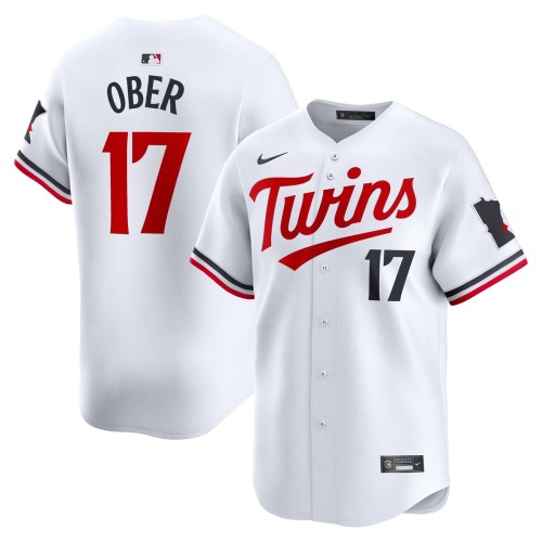 Bailey Ober Minnesota Twins Nike Home Limited Player Jersey - White Bailey Ober Minnesota Twins Nike Home Limited Player Jersey - White