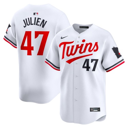 Edouard Julien Minnesota Twins Nike Home Limited Player Jersey - White Edouard Julien Minnesota Twins Nike Home Limited Player Jersey - White