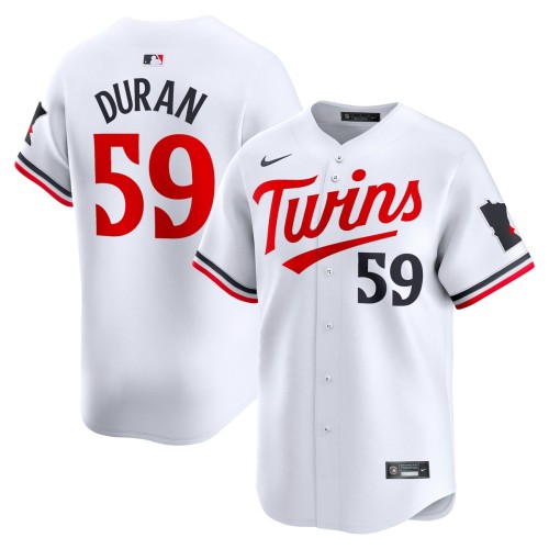 Jhoan Duran Minnesota Twins Nike Home Limited Player Jersey - White Jhoan Duran Minnesota Twins Nike Home Limited Player Jersey - White