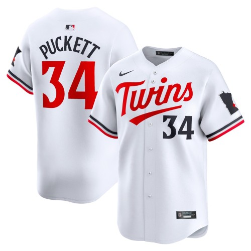 Kirby Puckett Minnesota Twins Nike Home Limited Player Jersey - White Kirby Puckett Minnesota Twins Nike Home Limited Player Jersey - White