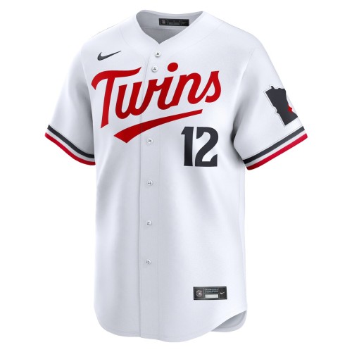 Kyle Farmer Minnesota Twins Nike Home Limited Player Jersey - White Kyle Farmer Minnesota Twins Nike Home Limited Player Jersey - White