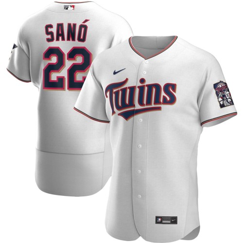 Miguel Sano Minnesota Twins Nike Home Authentic Player Jersey - White Miguel Sano Minnesota Twins Nike Home Authentic Player Jersey - White