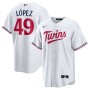 Pablo López Minnesota Twins Nike Home Replica Player Jersey - White Pablo López Minnesota Twins Nike Home Replica Player Jersey - White