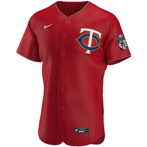Minnesota Twins Nike Alternate Authentic Team Jersey - Red Minnesota Twins Nike Alternate Authentic Team Jersey - Red